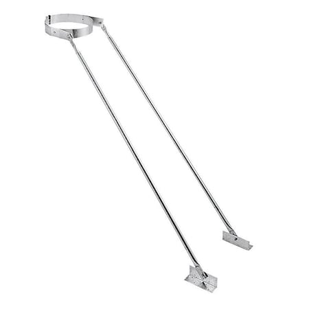 Simpson Duravent DuraVent DuraPlus 6 in. Galvanized Steel Extended Roof Bracket 6DP-XRB